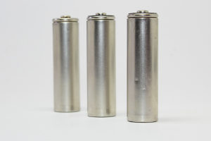 Three double A batteries